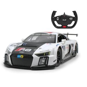 רכב אודי אר 8 לבנה - Rastar 1:14 RC Audi R8 LMS Performance