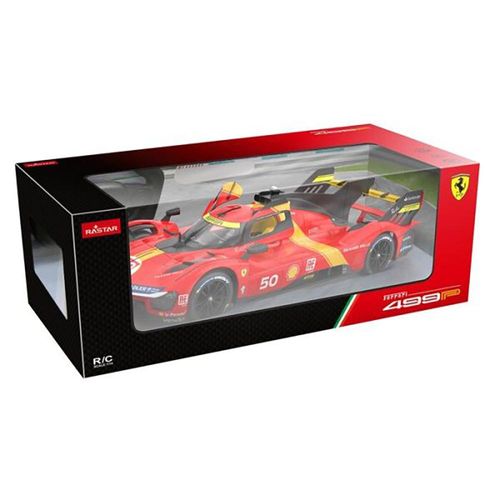 מכונית שלט פרארי אדומה - RASTAR RC Ferrari 499P 1:14