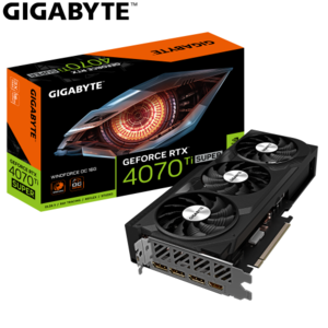 כרטיס מסך Gigabyte RTX 4070Ti Super Windforce 3 OC 16GB GPU
