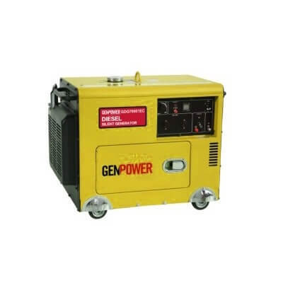 גנרטור דיזל מושתק 7KVA תלת פאזה 