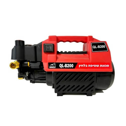 מכונת שטיפה מיני 200BAR 2000W מנוע בראשלס QL-B200 GORILLA 