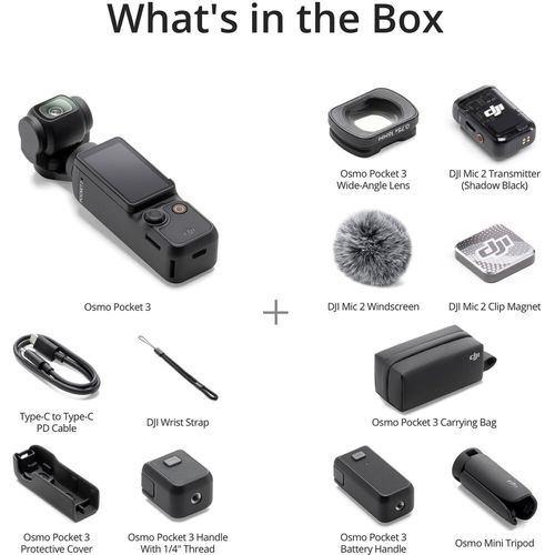מצלמה DJI Osmo Pocket 3 Creator Combo