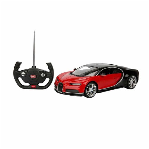 רכב בוגאטי שירון אדומה שלט רחוק עם אורות  RASTAR Buggati Chiron 1:14