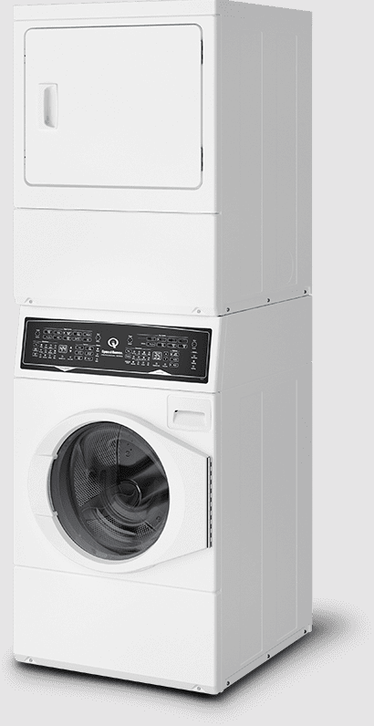 מכונת כביסה משולבת עם מייבש גז Speed Queen LTGE5ASP303AW12