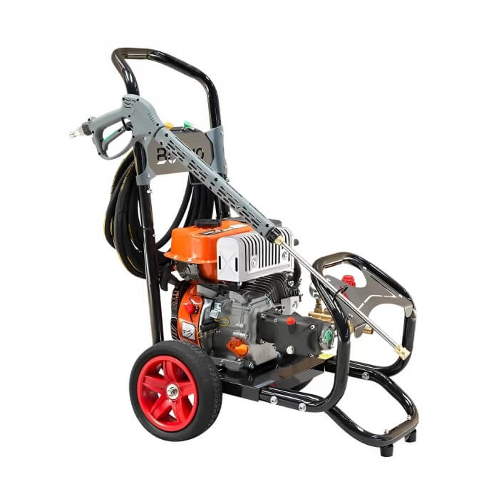 מכונת שטיפה תעשייתית 200BAR מנוע בנזין 7.5 כ"ס BUTO ITALY ORCA
