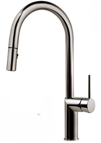 ברז נשלף SLIM למטבח PULL DOWN צבע נירוסטה מוברש 302669F16S חמת