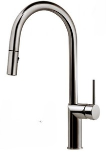 ברז נשלף SLIM למטבח PULL DOWN צבע נירוסטה מוברש 302669F16S חמת