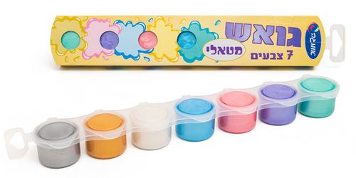 סטריפ 7 צבעי גואש מטאליים ליצירה לחנוכה