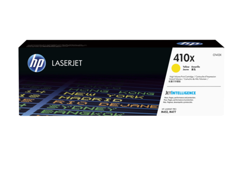 מחסנית טונר מקורית בצהוב בעלת תפוקה גבוהה HP 410X למדפסות LaserJet