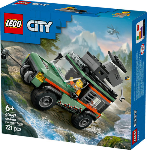 לגו סיטי - משאית רכב שטח 4X4 לנסיעה בהרים  60447