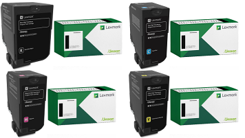 טונר כחול למדפסת ‏לייזר ‏משולבת Lexmark CX735ADSE 47C9600 לקסמרק