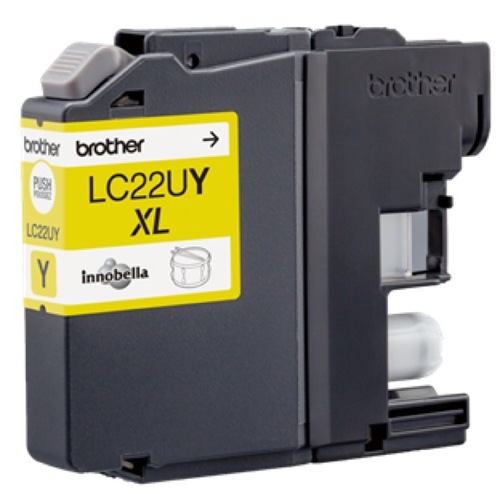  מיכל ראש דיו  ברדר צהוב   BROTHER LC22UY מקורי