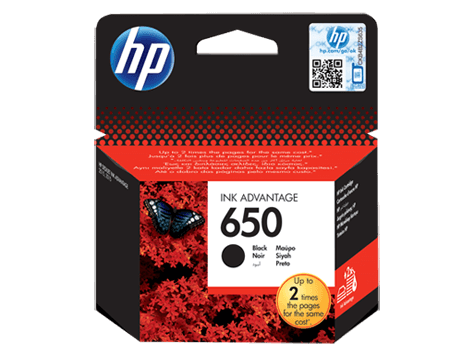 מחסנית דיו HP 650 Black Ink Cartridge