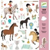 יצירה 160 מדבקות -סוסים DJECO 