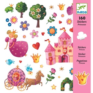 יצירה 160 מדבקות -נסיכות  DJECO 