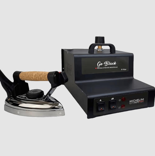 מגהץ קיטור מקצועי טורבו Michelini דגם Go Black B-50GB