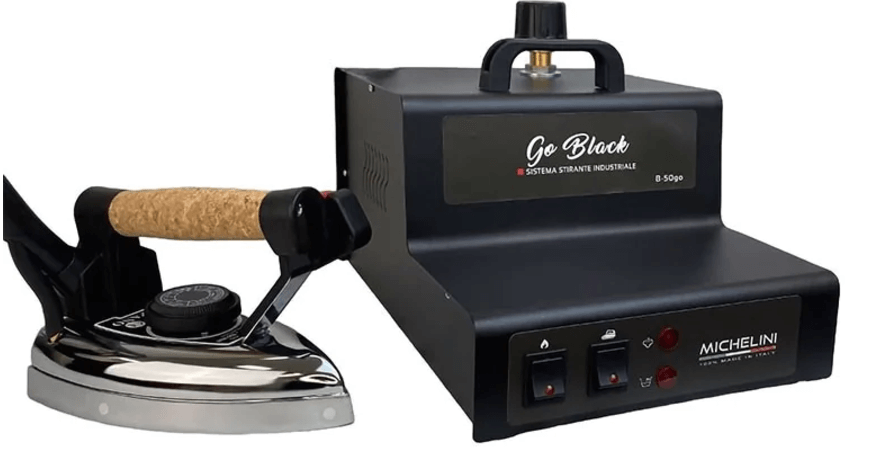 מגהץ קיטור מקצועי טורבו Michelini דגם Go Black B-50GB