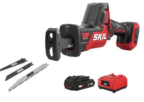 מסור חרב יד אחת נטען 20V Brushless + סוללה 2.0Ah ומטען SKIL