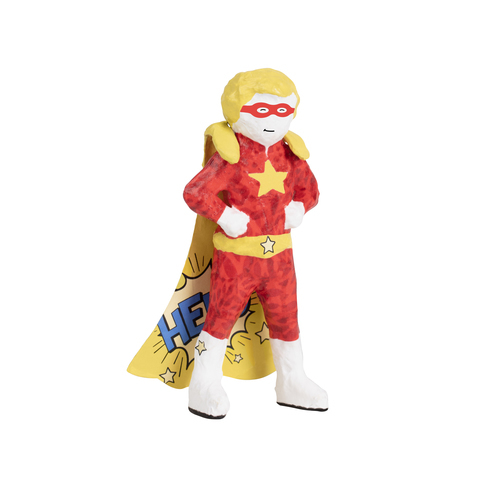 קיט צביעה עיסת נייר מבית DECOPATCH (צרפת) - דגם SUPERHERO