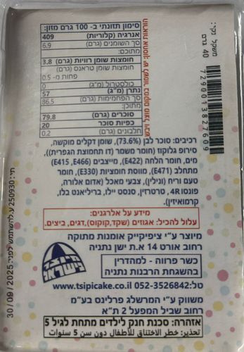 שלט מזל טוב כחול