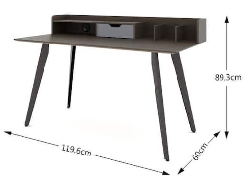 שולחן עבודה כולל תאי אחסון Keisar 166650