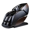 כורסת עיסוי יוקרה Azzurro שחור בשילוב חום XD8000 מבית Medics Care