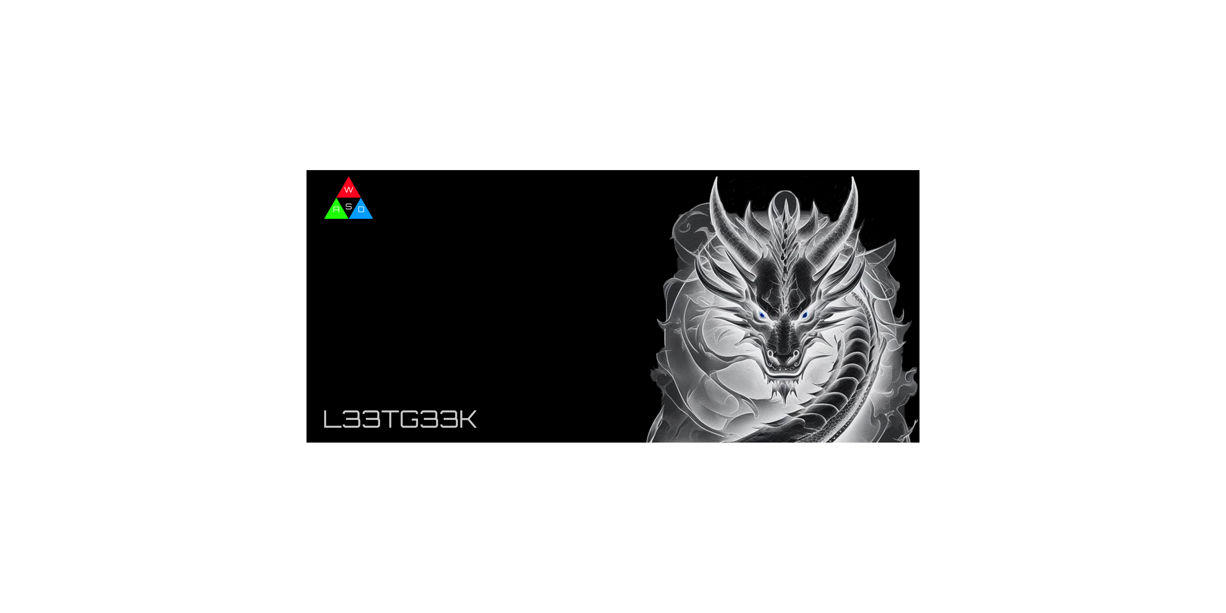 משטח לעכבר ומקלדת  LeetGeek | L33TG33K Obsidian | Glacius