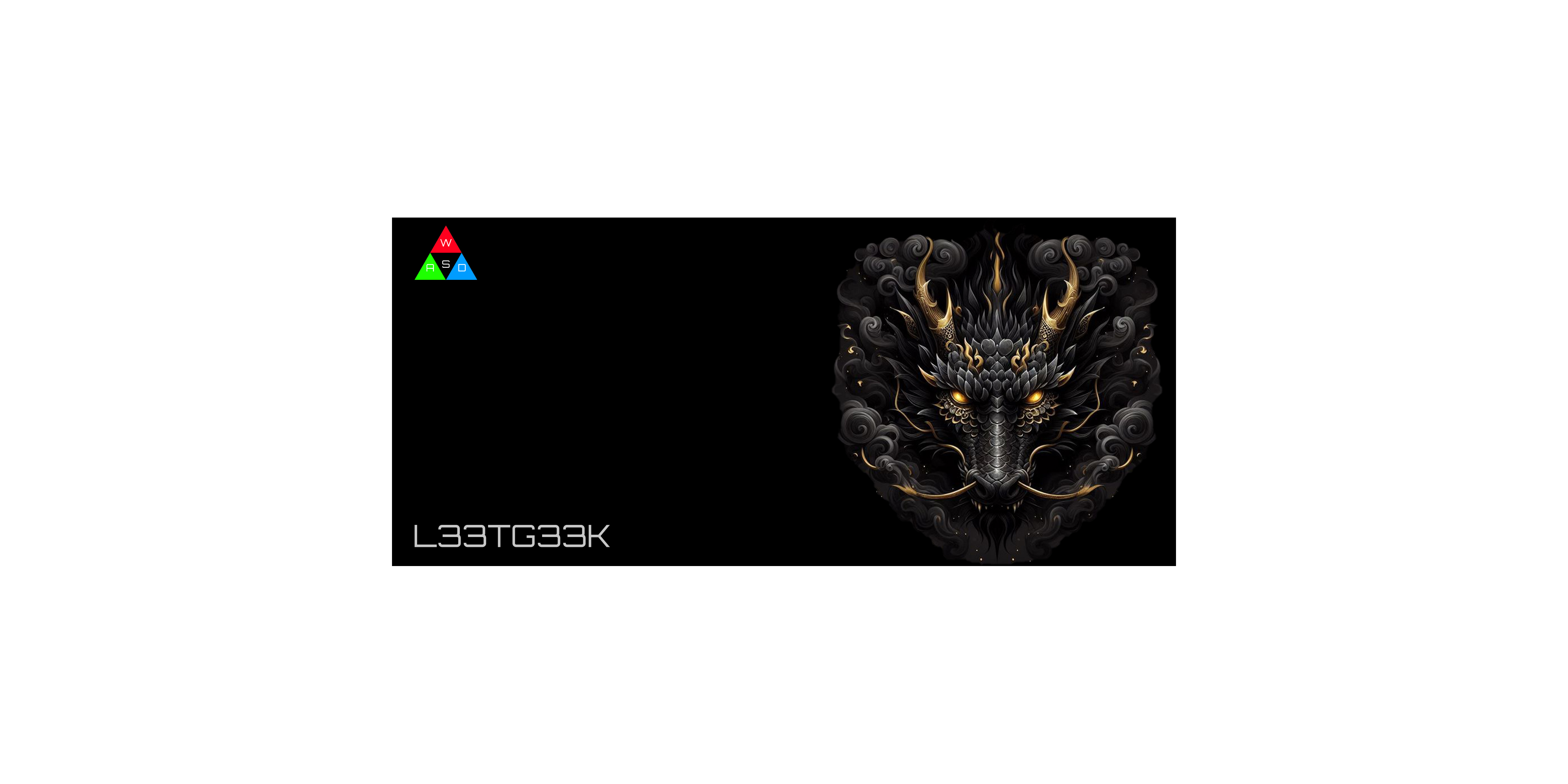 משטח לעכבר ומקלדת  LeetGeek | L33TG33K Obsidian | Pyro 