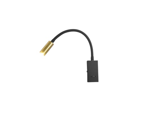 קיר זהב+שחור LED 2W