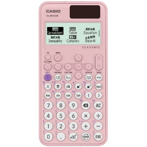 מחשבון מדעי בצבע ורוד Casio ClassWiz FX-991CW