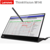 מסך מגע נייד 14 אינטש Lenovo ThinkVision M14t, רזולוציה FHD, חיבור USB-C, רק 699 גרם
