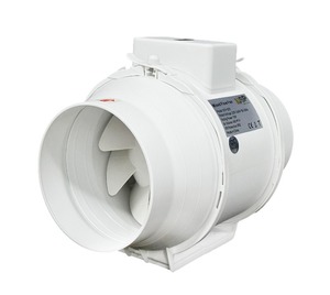 מפוח אוויר אינליין 4" (100 מ"מ) USP מבית אלקטרה ECP-0009