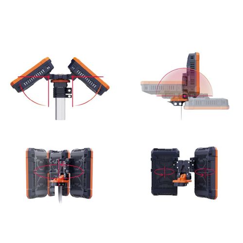 מגדל תאורה נייד TL-300 - תאורה היקפית עוצמתית עם גובה 3.1 מטר
