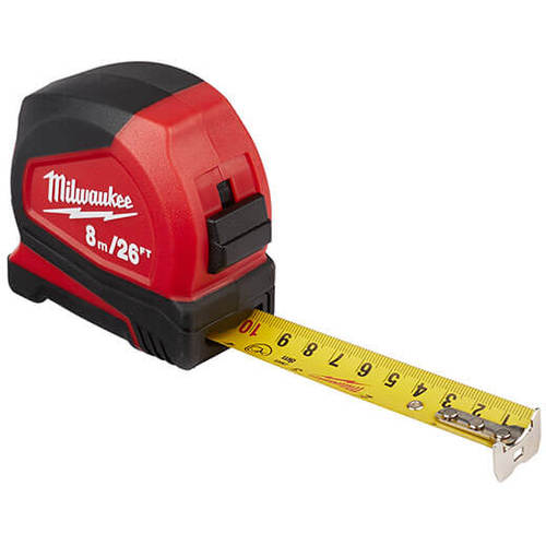 מטר מדידה 8 מטר Milwaukee 48-22-6626 