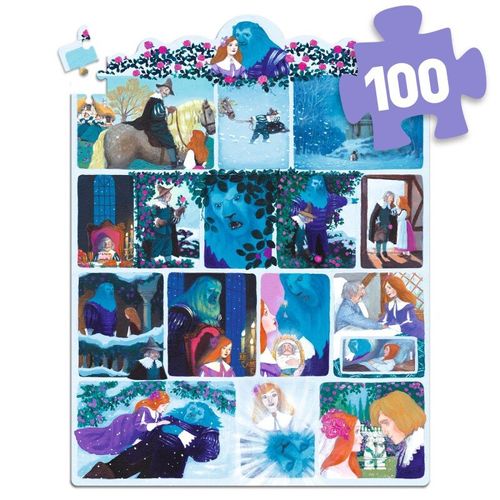 פאזל 100 אגדות היפה והחיה תיבת נח פעילות יצירה צביעה משחקים לנסיעות דמיון מטבח הפרעת קשב צעצועי עץ איכות חשיבה משחקי התפתחות תינוקות דמיון מריונטה אאוריקה מקופלת טויסים ענטל עדינות