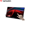 מסך מגע נייד 14 אינטש Verbatim PMT-14, רזולוציה FHD, חיבור USB-C, משקל 990 גרם
