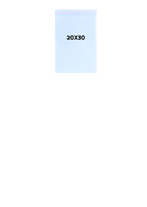 25 יחידות שקיות צלופן עם פס דבק לאריזה מידות 30*20 