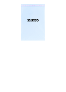 25 יחידות שקיות צלופן עם פס דבק לאריזה מידות 30*22.5