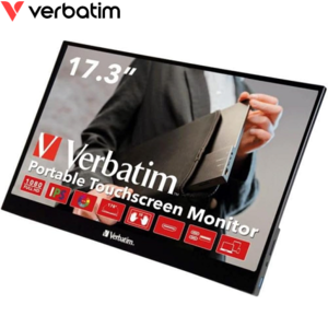 מסך מגע נייד 17.3 אינטש Verbatim PMT-17, רזולוציה FHD, חיבור USB-C