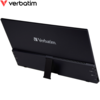 מסך מגע נייד 17.3 אינטש Verbatim PMT-17, רזולוציה FHD, חיבור USB-C