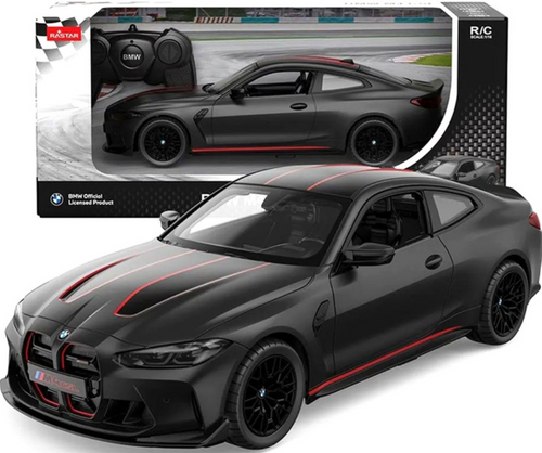 מכונית BMW שחורה דגם M4 CSL על שלט - RASTAR