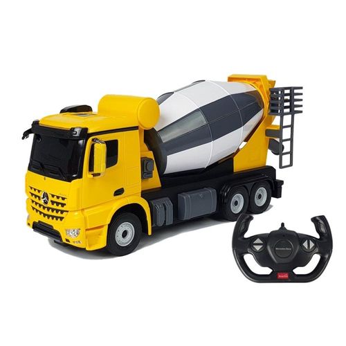 משאית מערבל בטון מרצדס על שלט רחוק - Rastar 1:14 RC Mercedes Benz Concrete Mixer