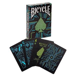 קלפי פוקר לאספנים מצב שחור - BICYCLE Dark Mode