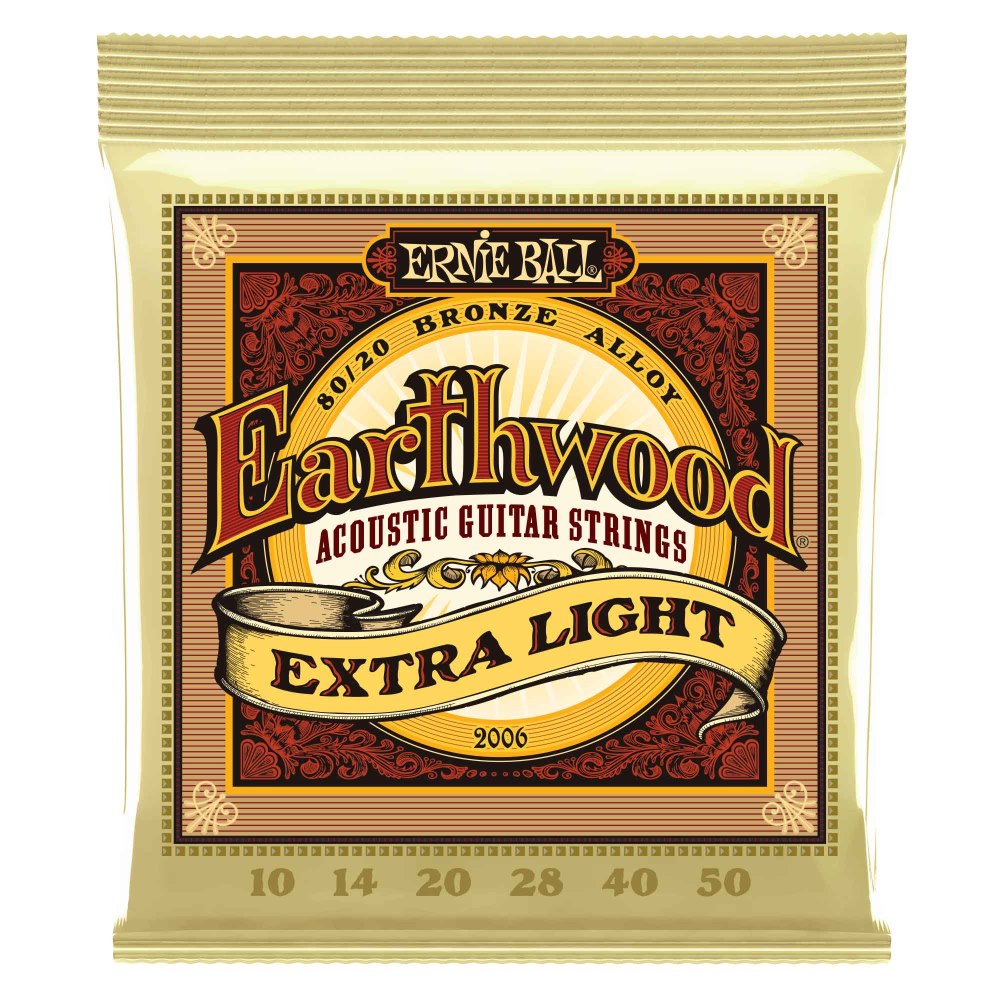 סט מיתרים לגיטרה אקוסטית Earthwood Bronze 10-50