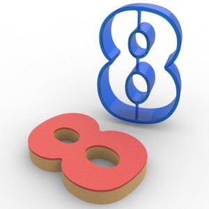 חותכן מספר 8 פוליקרבונט