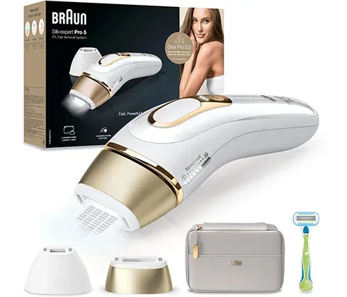 מסיר שיער בטכנולוגיית Braun IPL Silk expert Pro 5 IPL5152 IPL