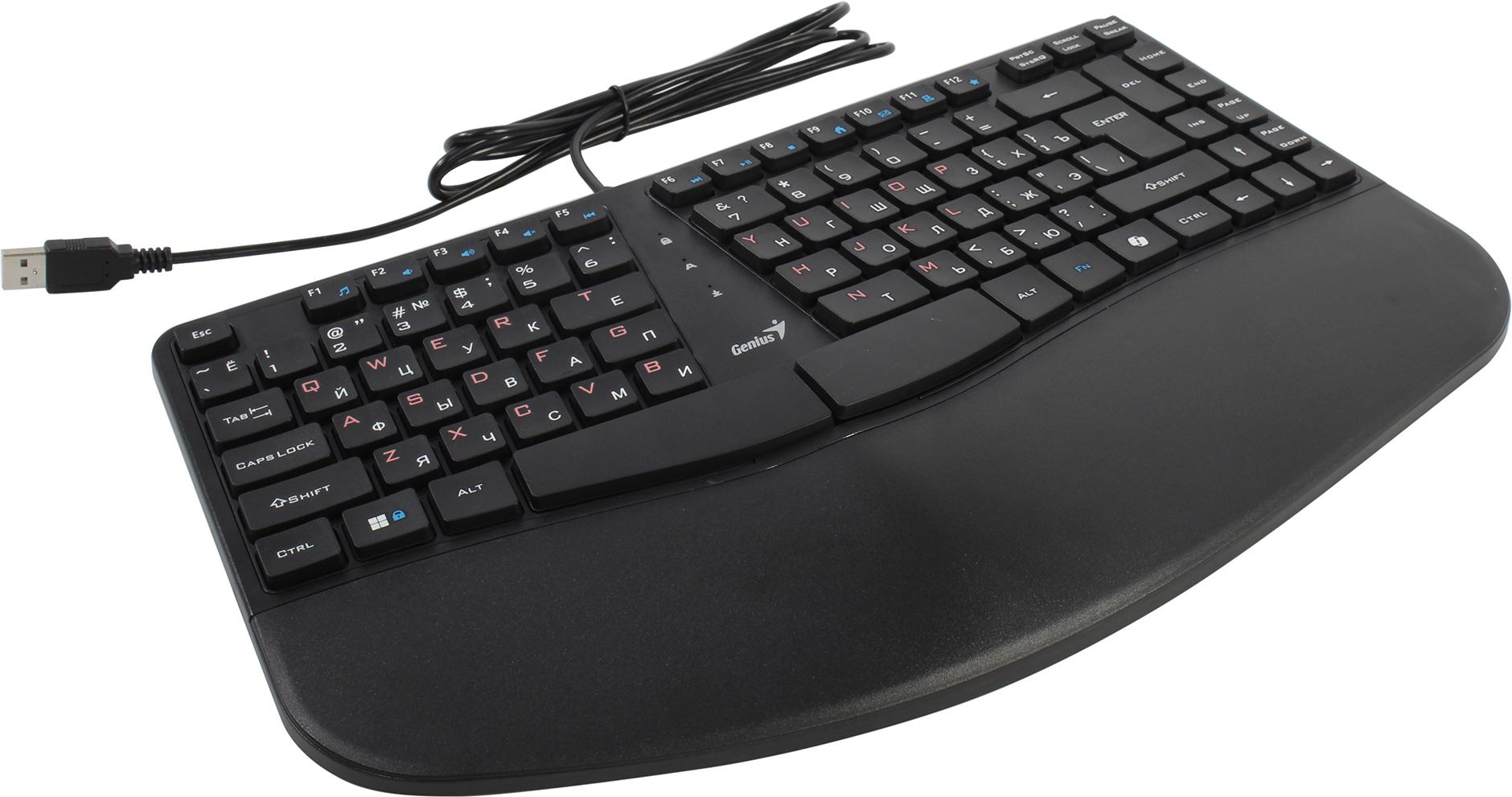 מקלדת ארגונומית חוטית Genius Ergo KB-700 ג