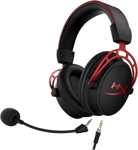 אוזניות גיימינג חוטיות HyperX Cloud Alpha - צבע שחור/אדום