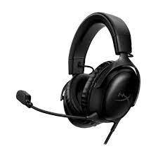 אוזניות אלחוטיות גיימינג עם מיקרופון HyperX Cloud III WIRELESS בצבע שחור