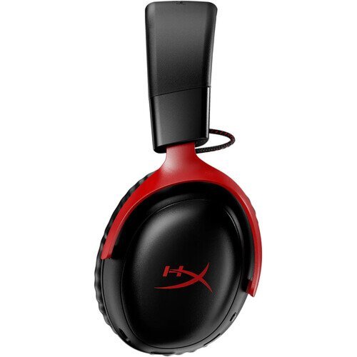 אוזניות אלחוטיות גיימינג עם מיקרופון HyperX Cloud III WIRELESS בצבע אדום שחור